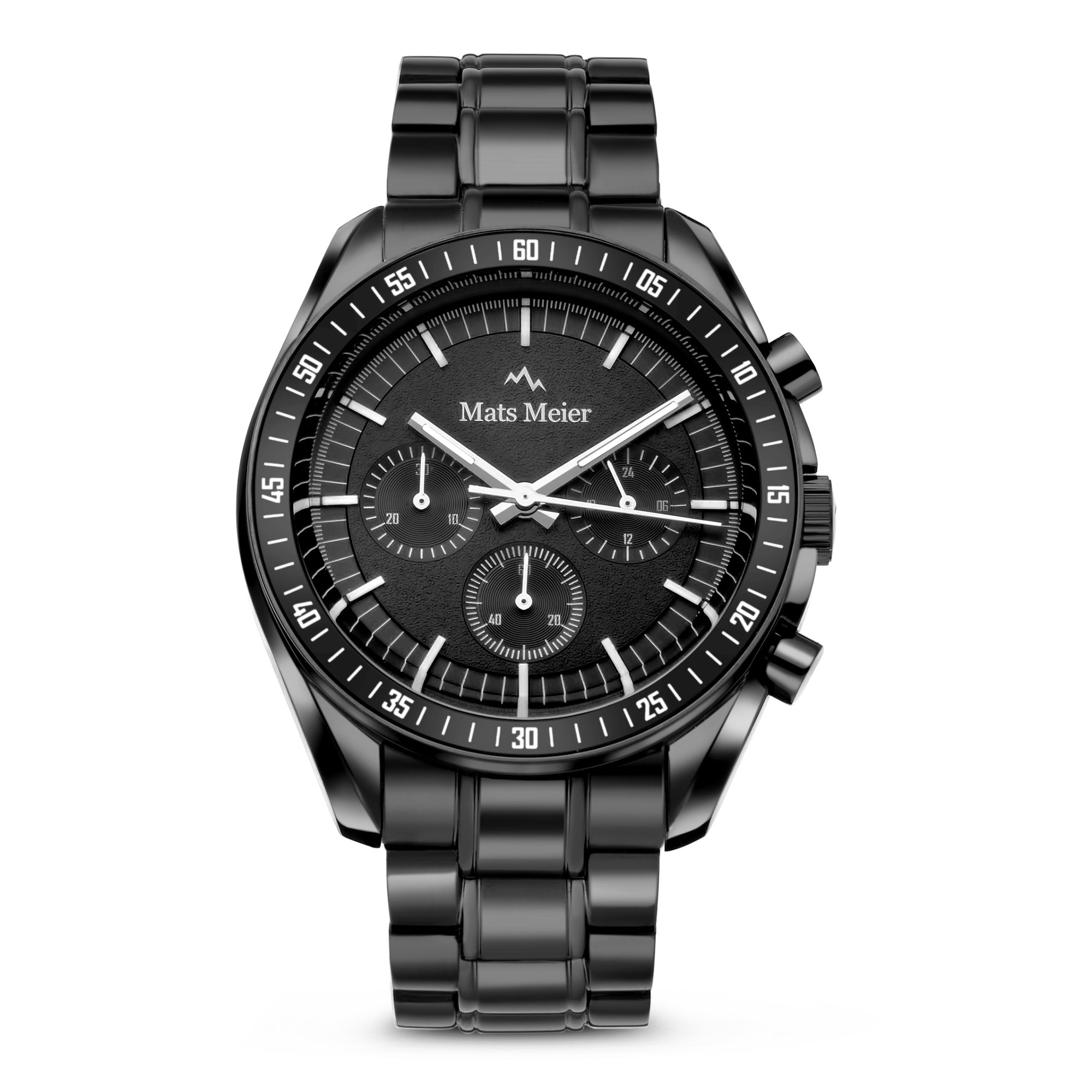 Arosa Racing chronograph mens watch black 40 mm