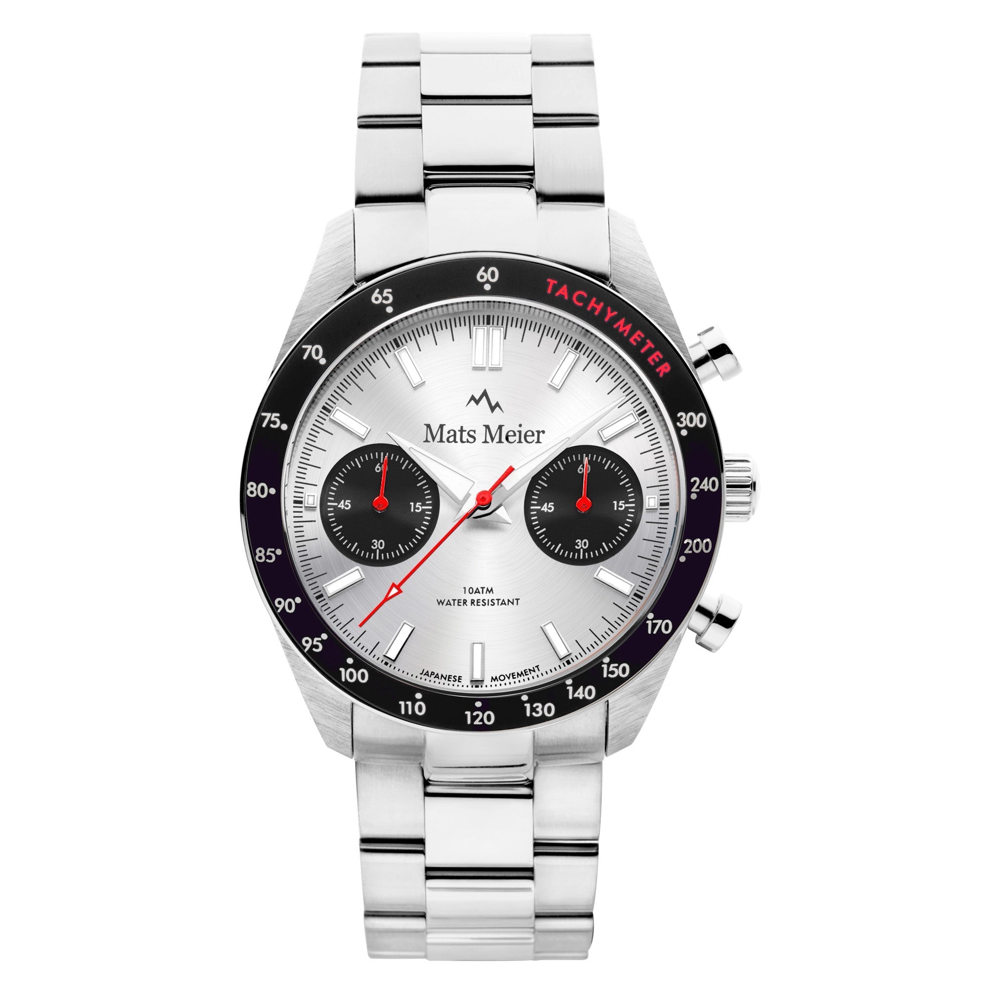 Arosa Racing chronograph mens watch silver coloured   